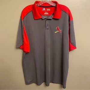 MLB St. Louis Cardinals TX3 Cool Men’s Sz 2XL Shirt Polo